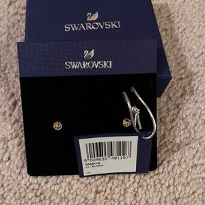 Swarovski Earrings Harley Silk Rose Gold tone